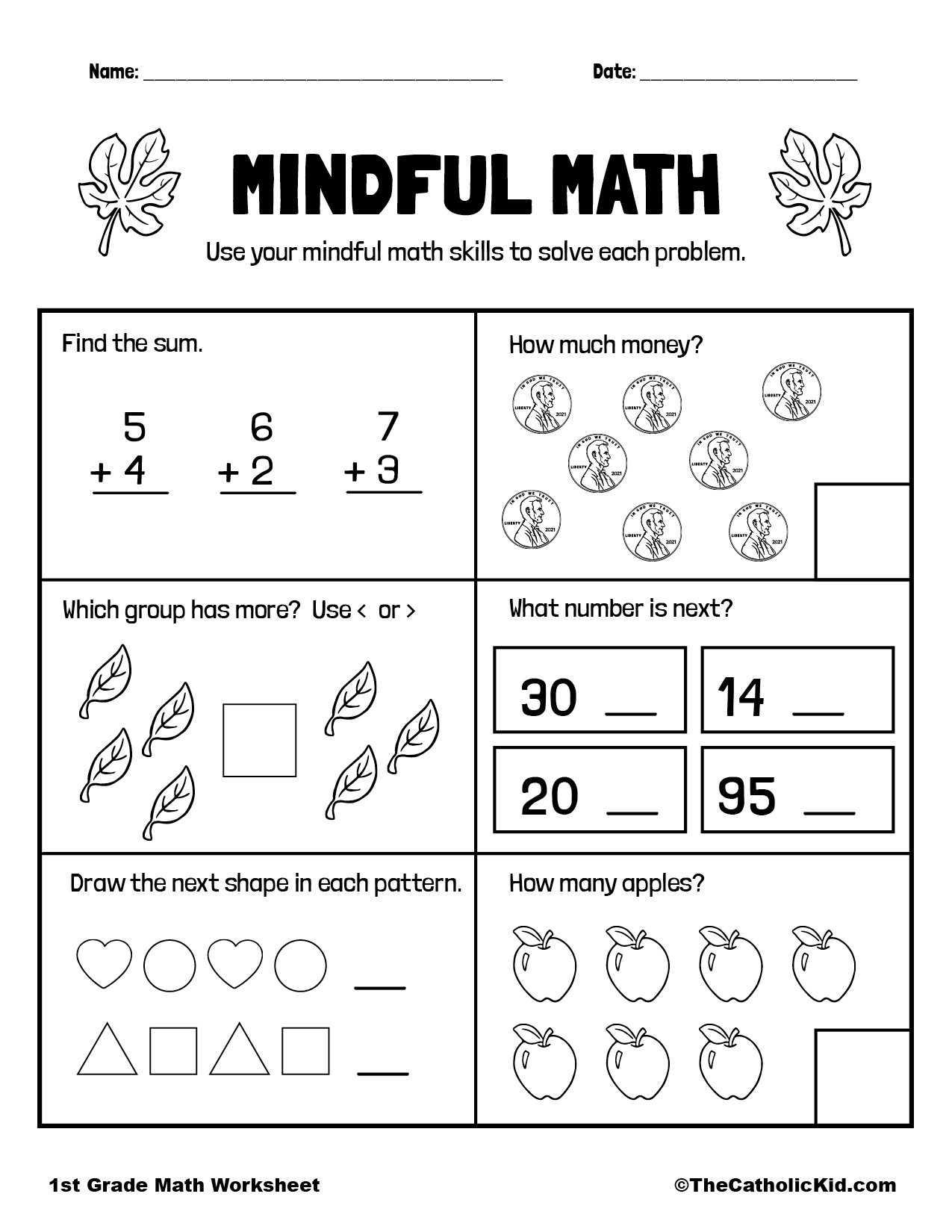 math worksheets first grade math worksheets first grade