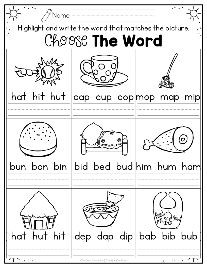 Middle Sounds Phonemic Awareness No Prep Made By Teachers