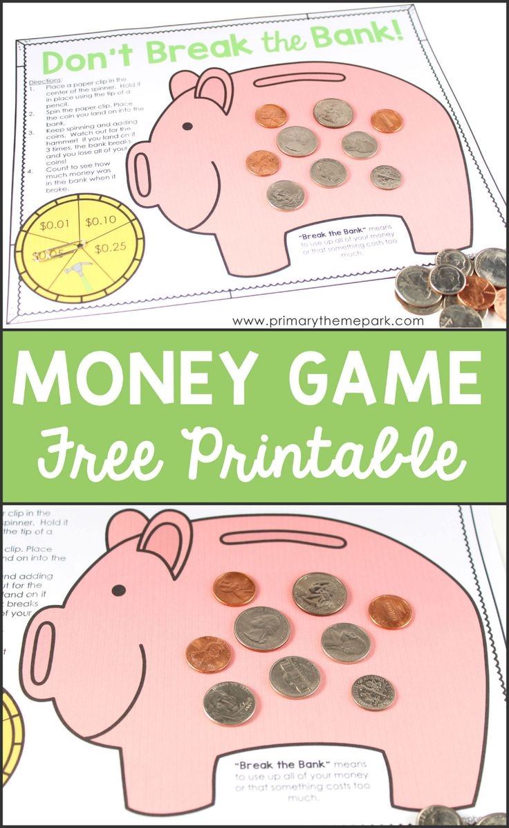 Money Activities For Second Grade