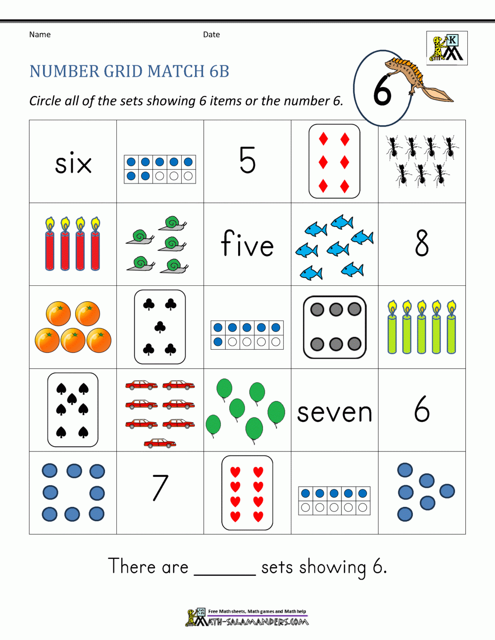 Number 6 Worksheets For Preschool Number 6 Worksheets For Preschool