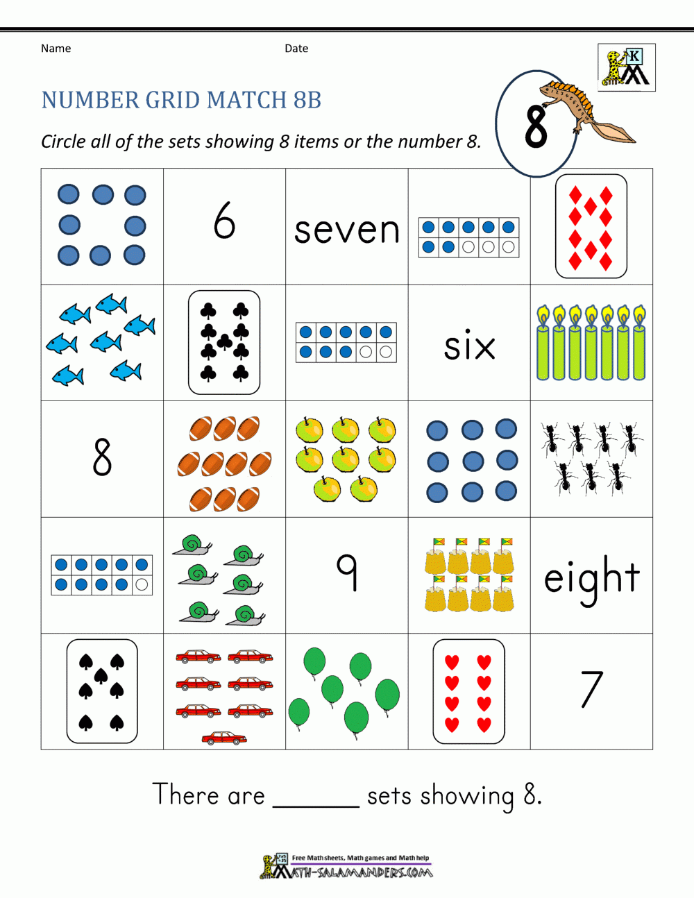 Number 8 Worksheets For Preschool