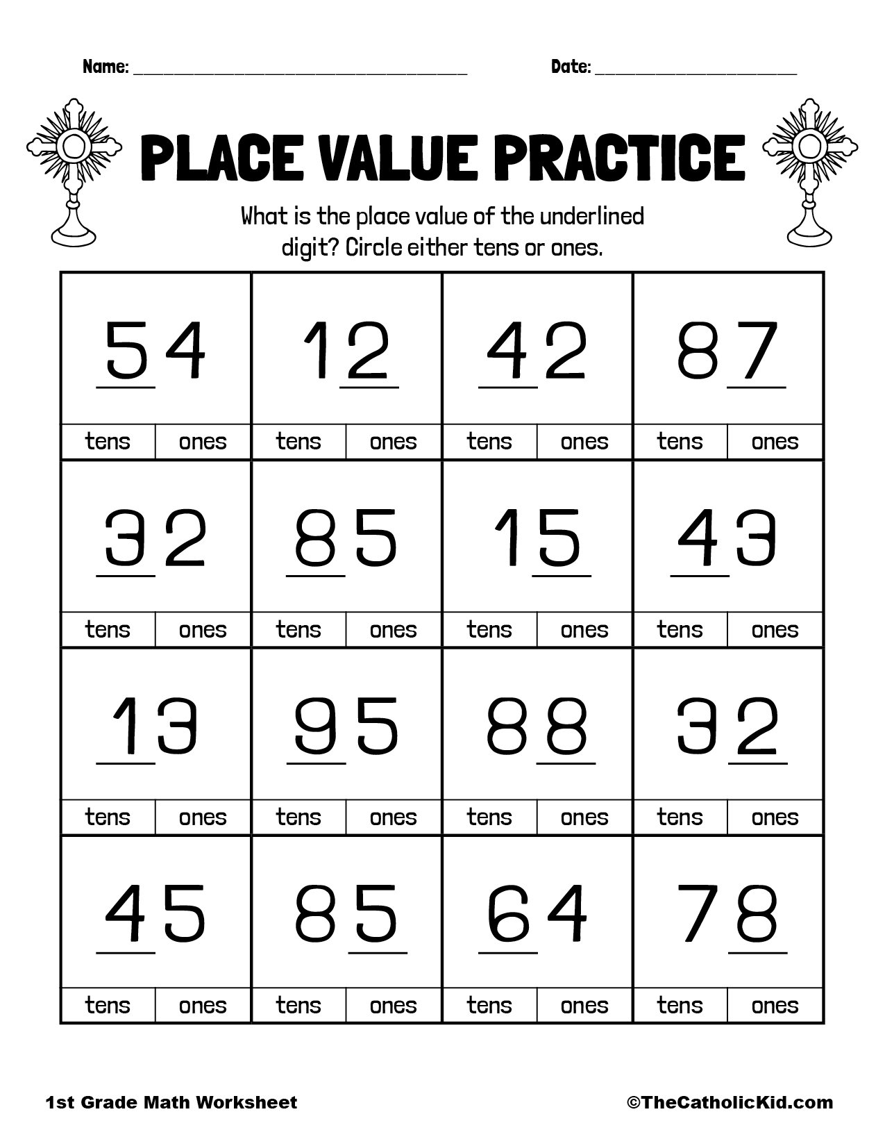 math place value worksheets