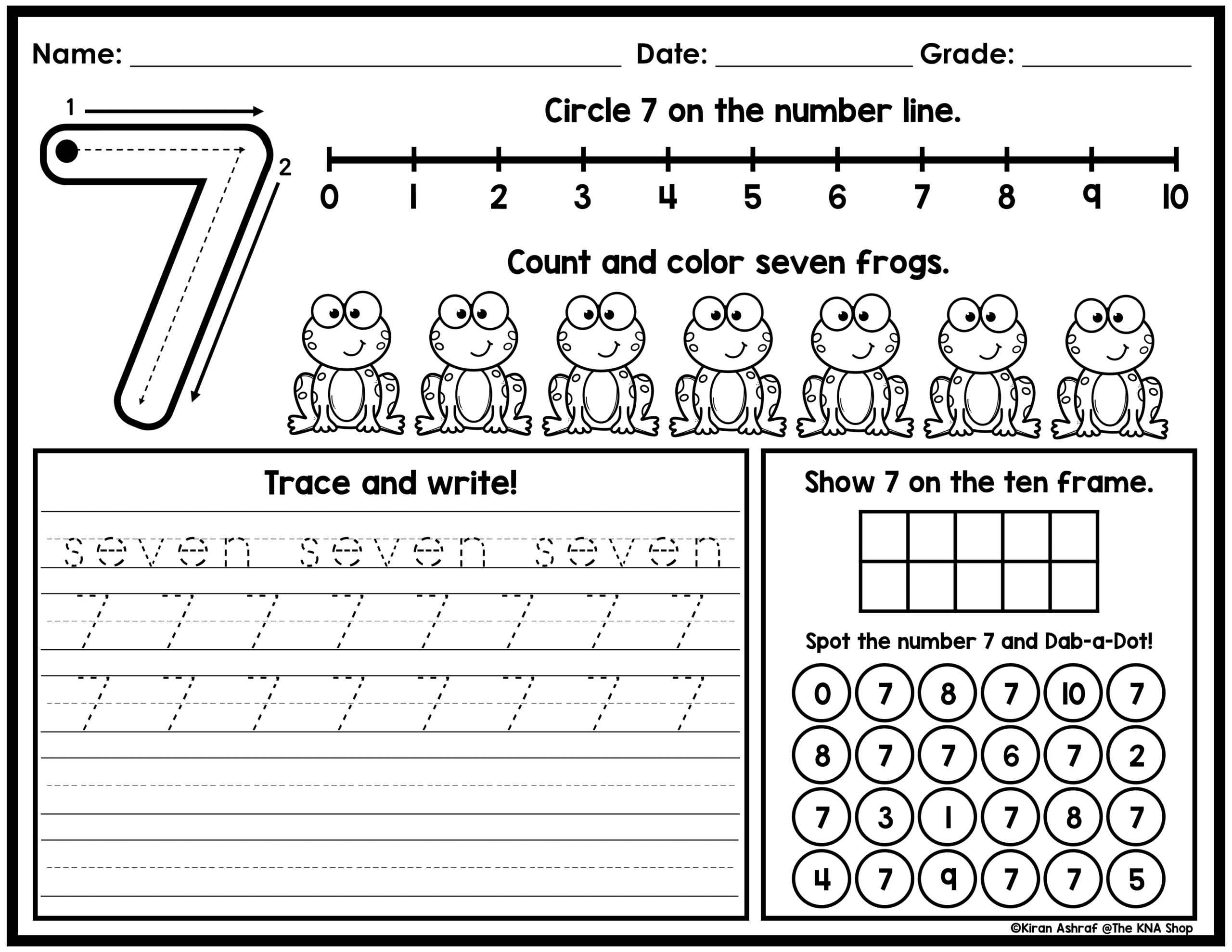 Number Tracing 1 20 Worksheets Made By Teachers