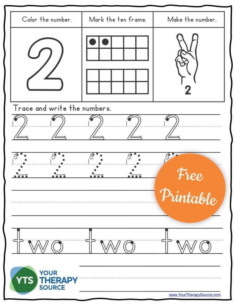 printable number tracing worksheets