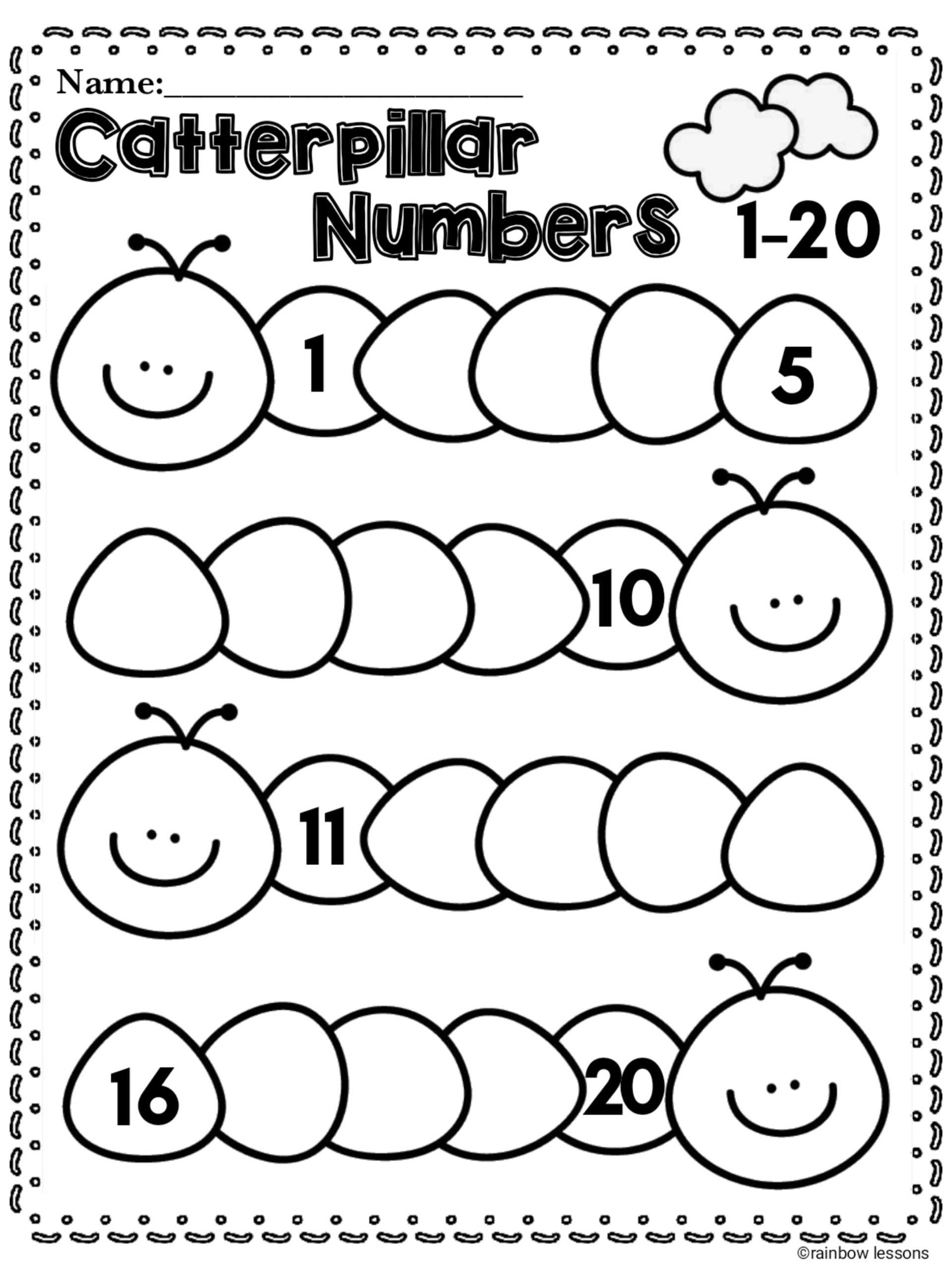 Numbers 1 20 Worksheets Spring Math Worksheets Made By Teachers Numbers 1 20 Worksheets Spring Math Worksheets Made By Teachers