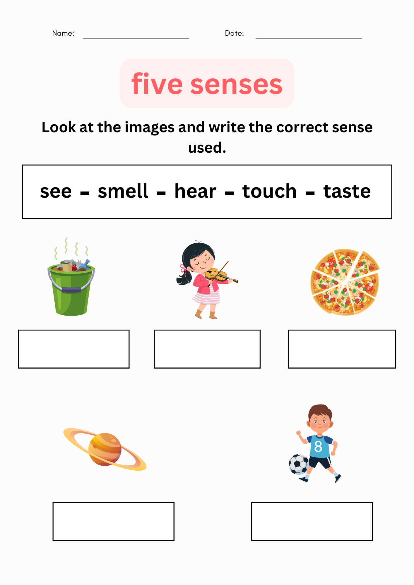 Observing Using The Five Senses Worksheets Science For Kindergarten Made By Teachers Observing Using The Five Senses Worksheets Science For Kindergarten Made By Teachers