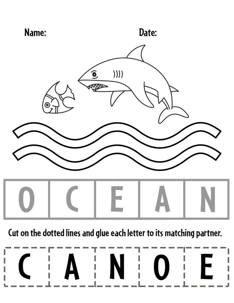 Ocean Theme Preschool Lesson Plan With Free Ocean Printables The Hollydog Blog
