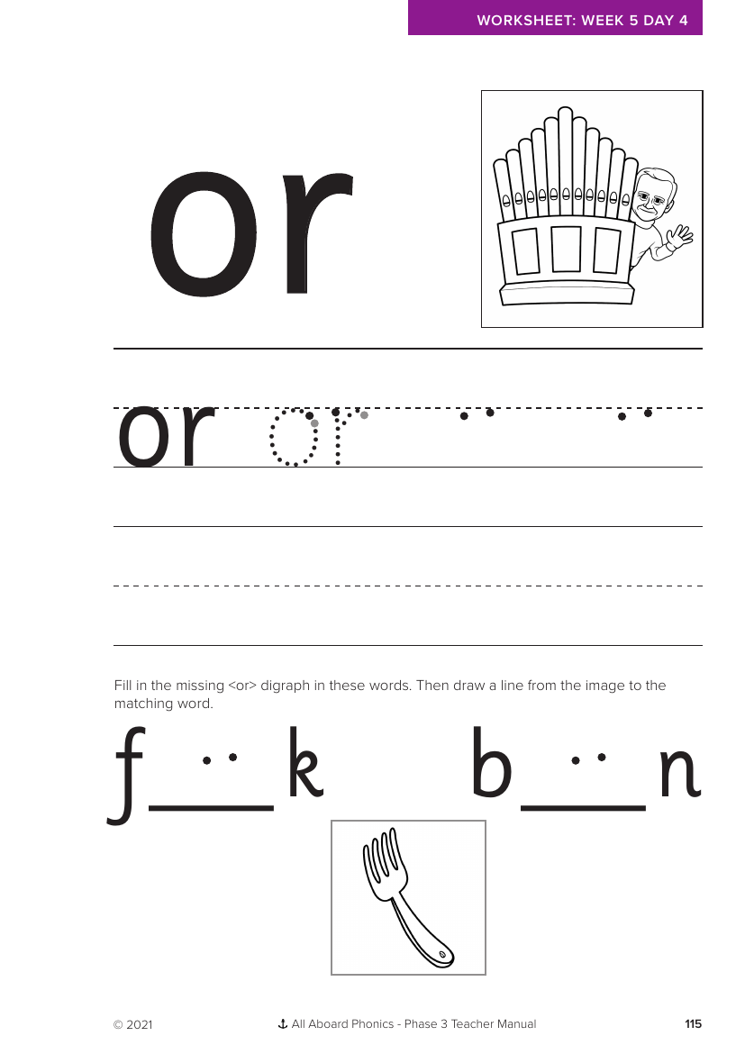 Or Digraph Worksheet Mrs Pryces Funny Phonics Worksheets Library