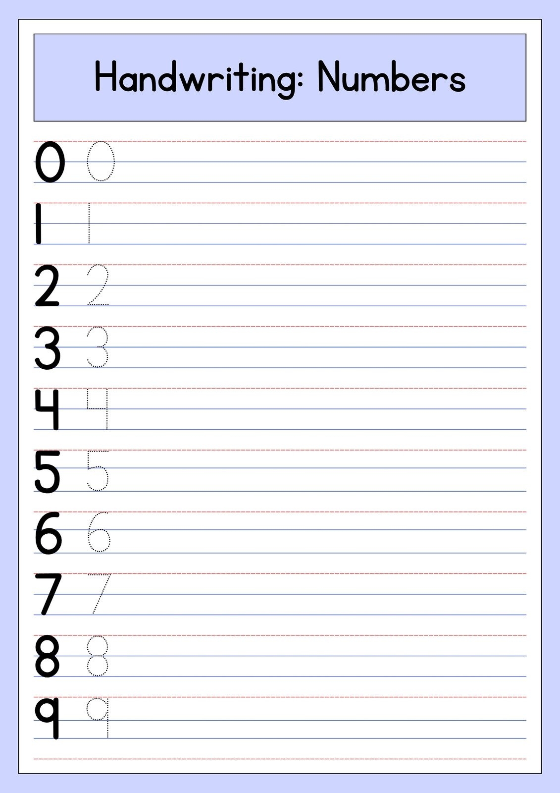 Page 2 Free Custom Printable Handwriting Worksheet Templates Canva