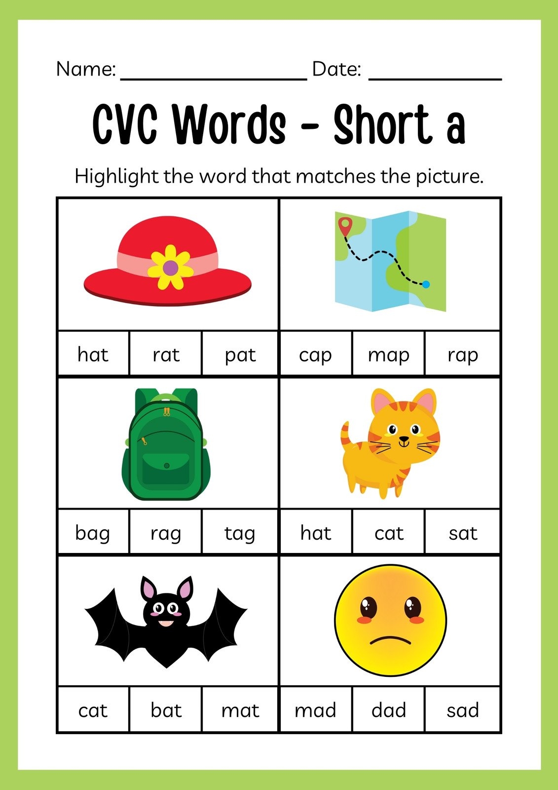 Page 3 Customize 555 Kindergarten Reading Worksheets Templates Online Canva