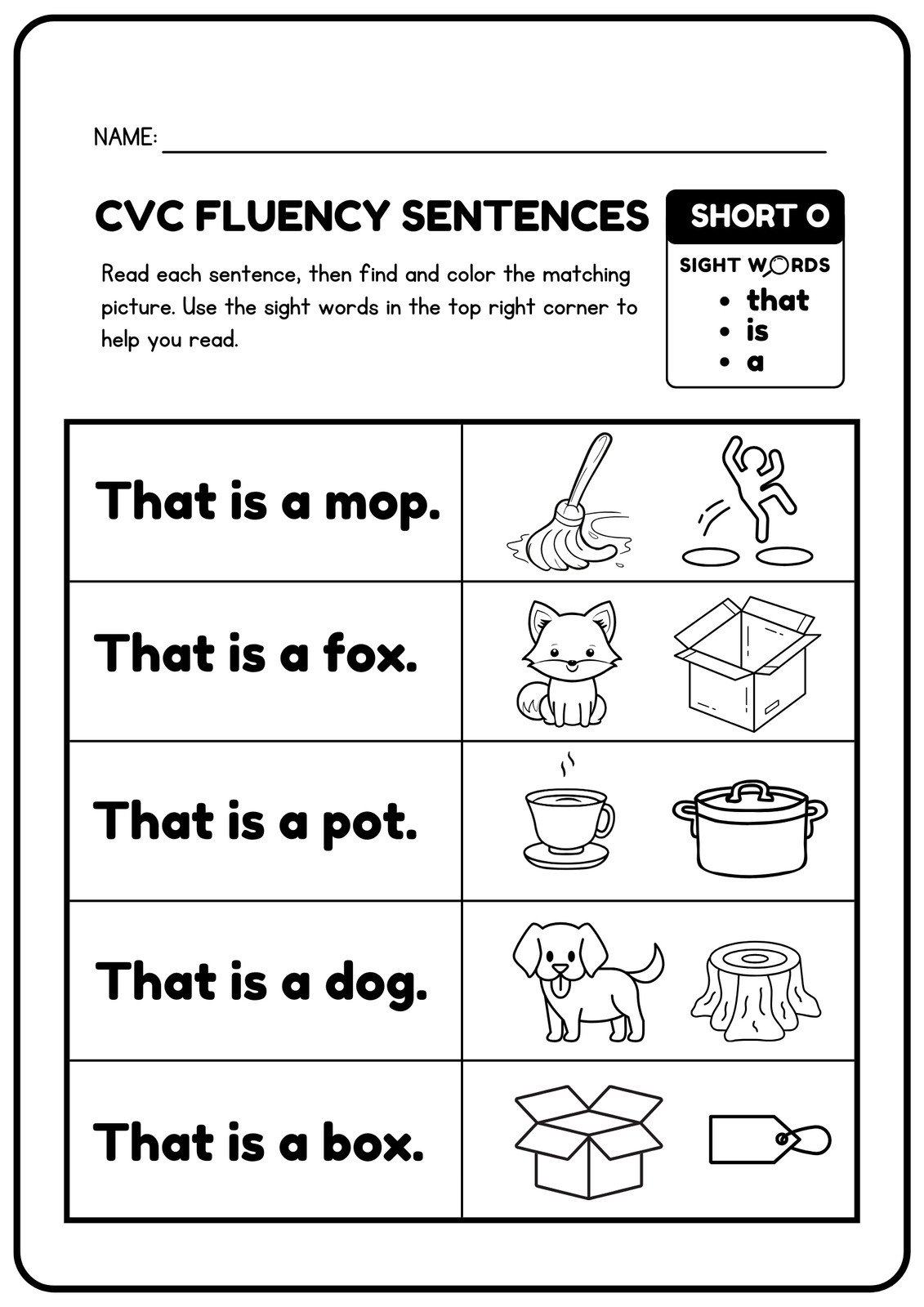 Page 4 Customize 533 Kindergarten Reading Worksheets Templates Online Canva
