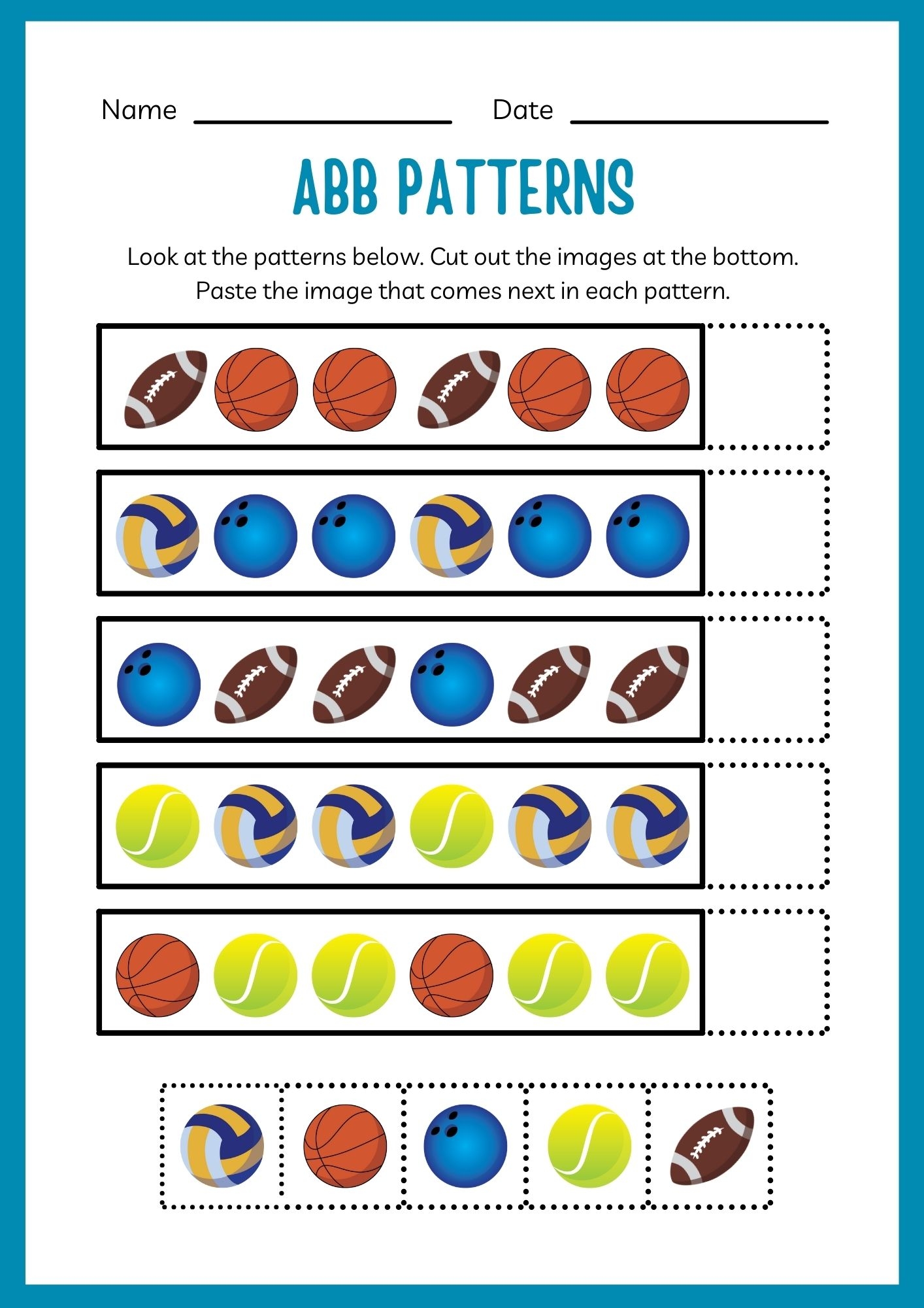 Pattern Worksheet Perfect For Early Education Mobotoy Pattern Worksheet Perfect For Early Education Mobotoy