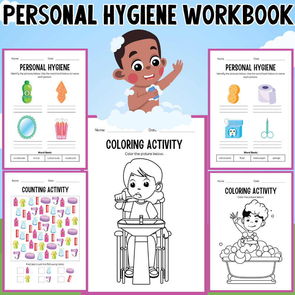 kindergarten health worksheets