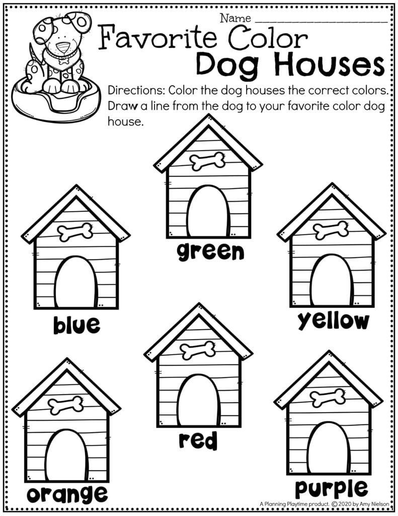 Pet Activities For Preschool Planning Playtime
