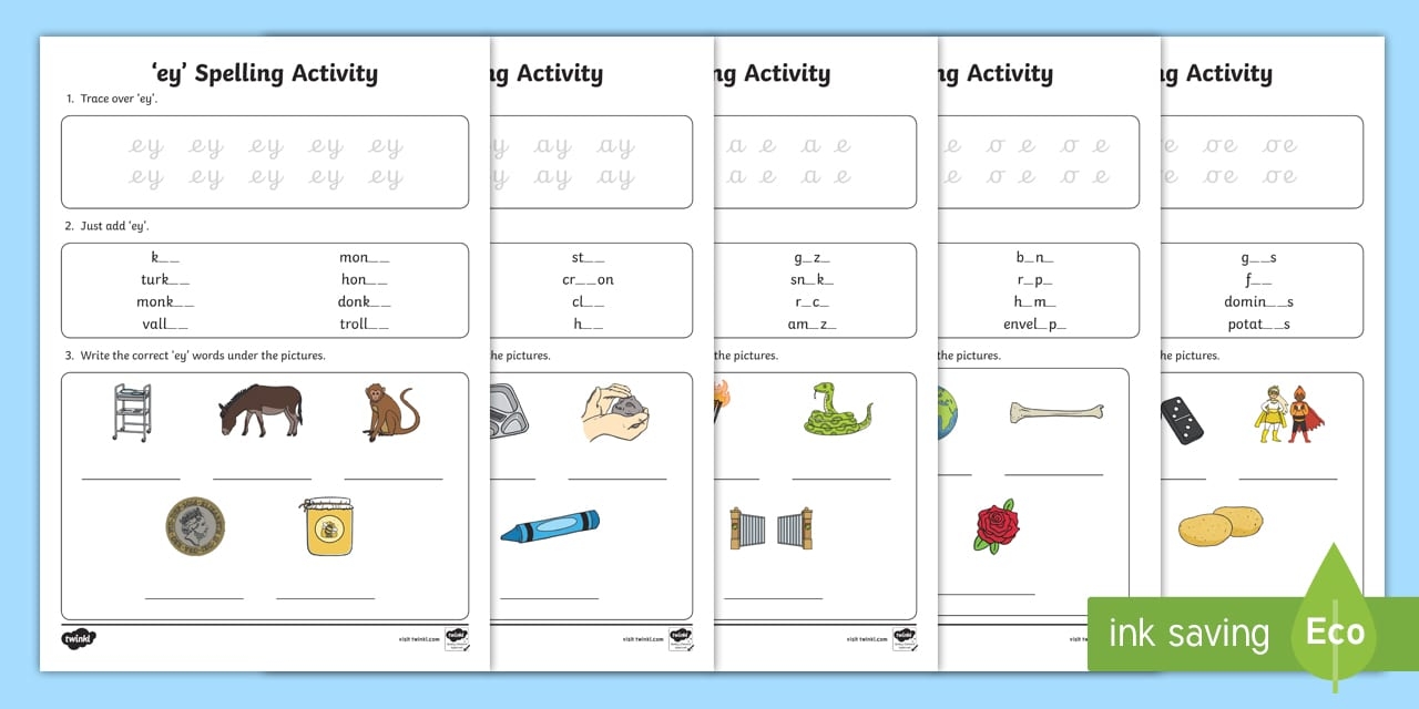 Phase 5 Spelling Activity Pack