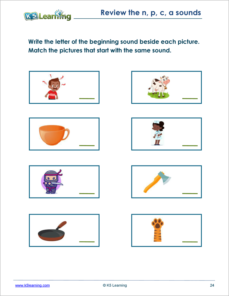 Phonics A Workbook K5 Bookstore