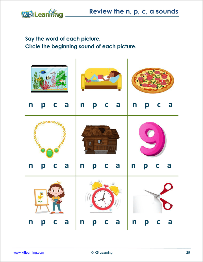 Phonics A Workbook K5 Bookstore