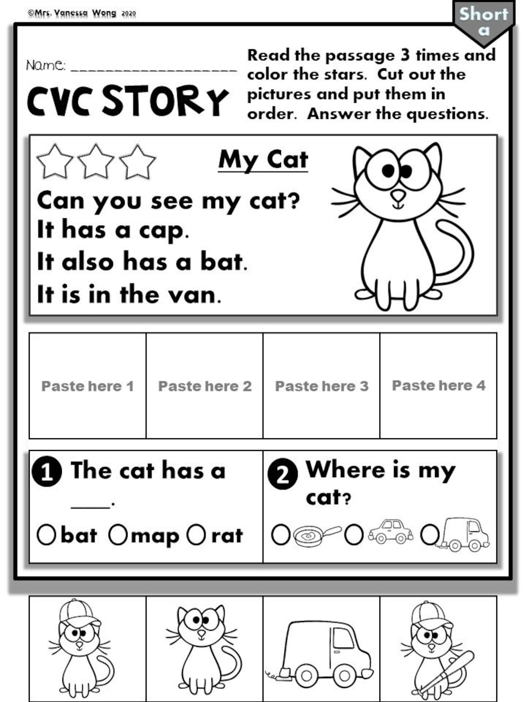 Phonics CVC Short Vowels Story Sequence For Kindergarten And First Grade Homeschooler Phonics Worksheets Etsy Denmark Phonics CVC Short Vowels Story Sequence For Kindergarten And First Grade Homeschooler Phonics Worksheets Etsy Denmark