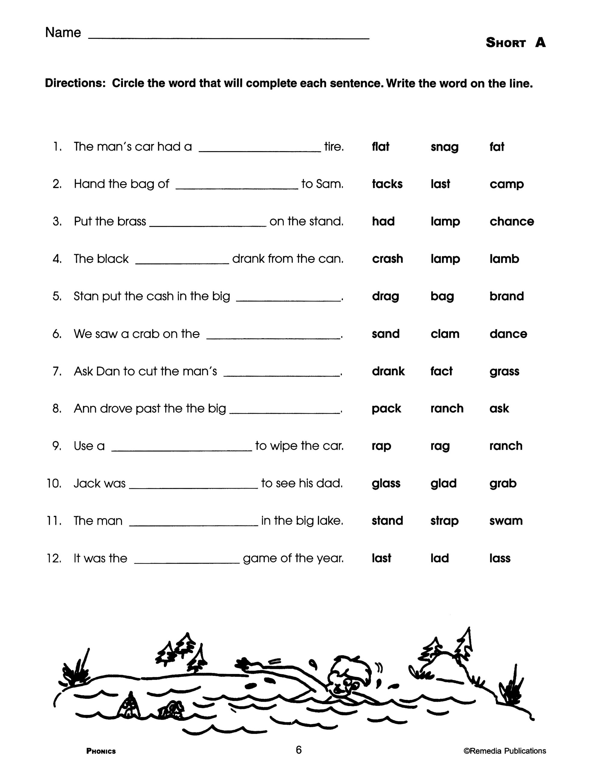 Phonics For Older Students Middle School High School Adult Worksheets Library