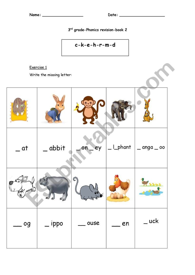 Phonics group 2 Of Sounds ESL Worksheet By Maroemma