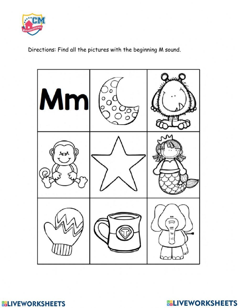 Phonics Letter M S Worksheet Worksheets Library