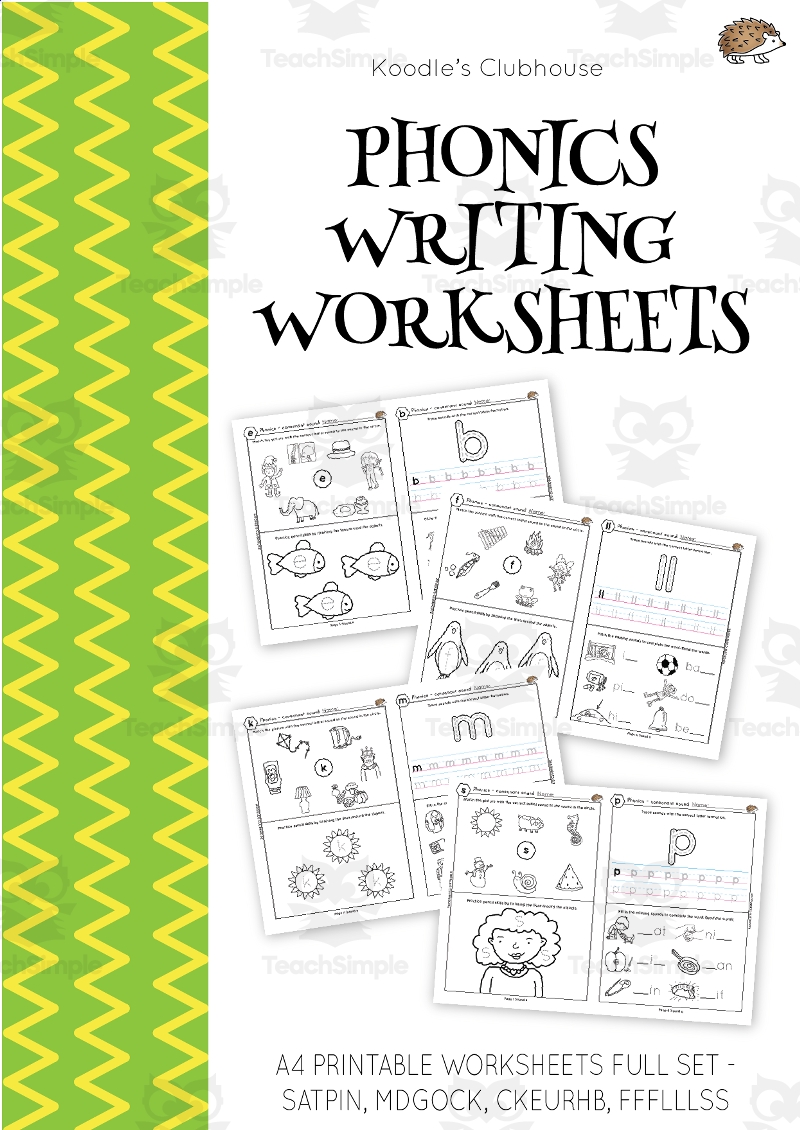 Phonics Phase 2 Worksheets Bundle By Teach Simple Phonics Phase 2 Worksheets Bundle By Teach Simple