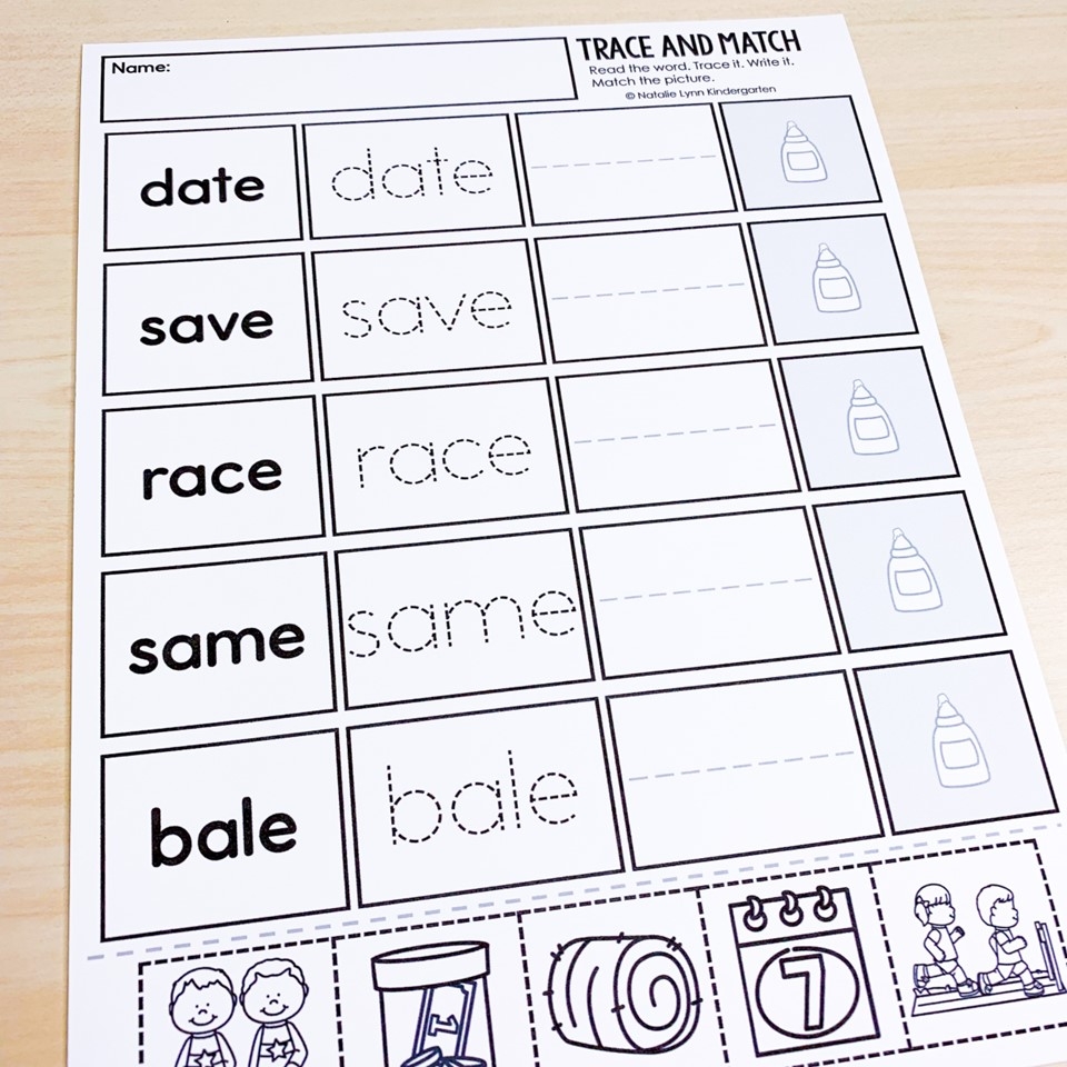 easy phonics worksheets for kindergarten