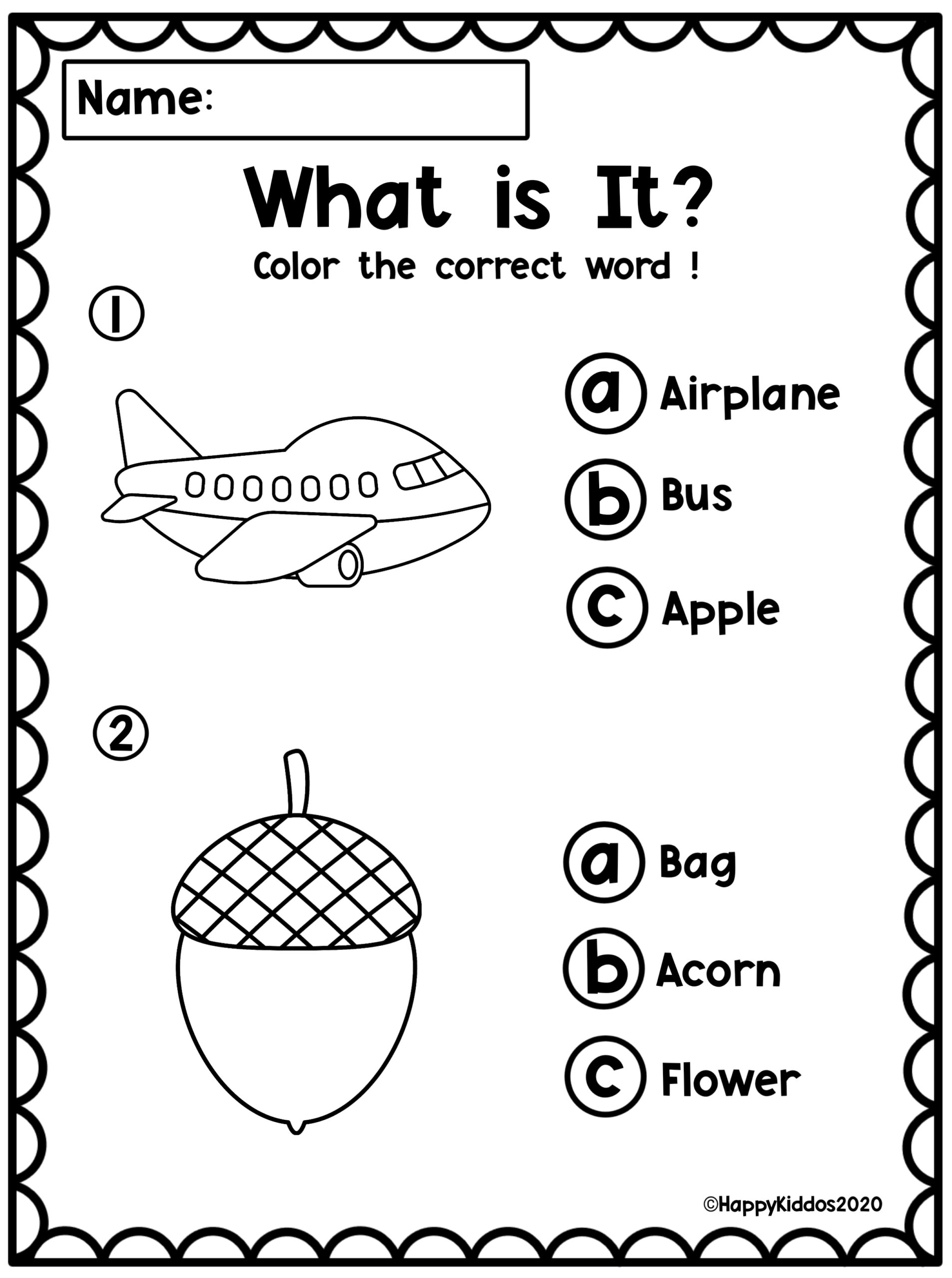 Phonics Workheets Multiple Choice Made By Teachers