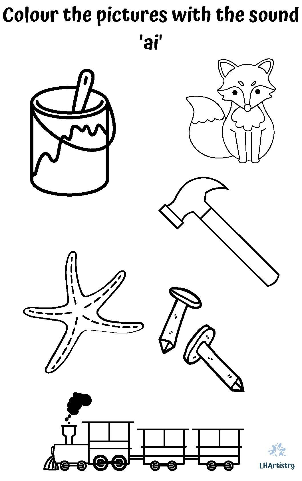 Phonics Worksheet Sound Ai By LHArtistry TPT