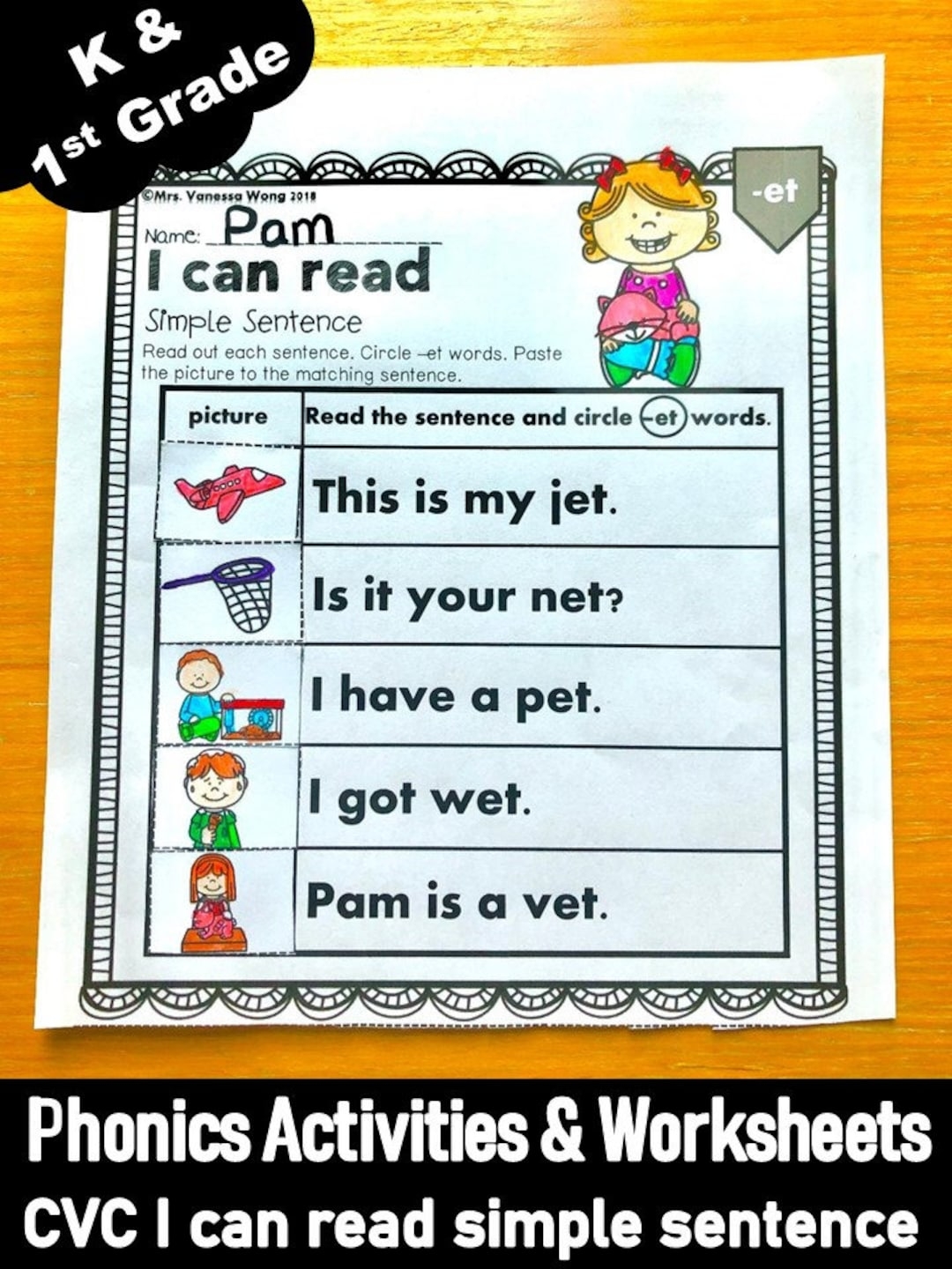kindergarten cvc sentences worksheets kindergarten cvc sentences worksheets
