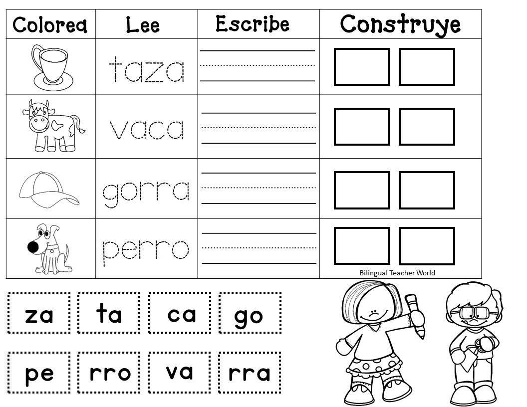 Physical Spanish Phonics A Sound Action And Spelling System For Worksheets Library