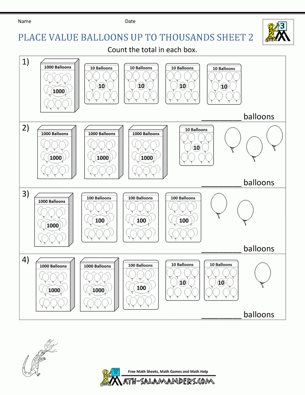 Place Value Worksheets 3rd Grade Place Value Worksheets 3rd Grade