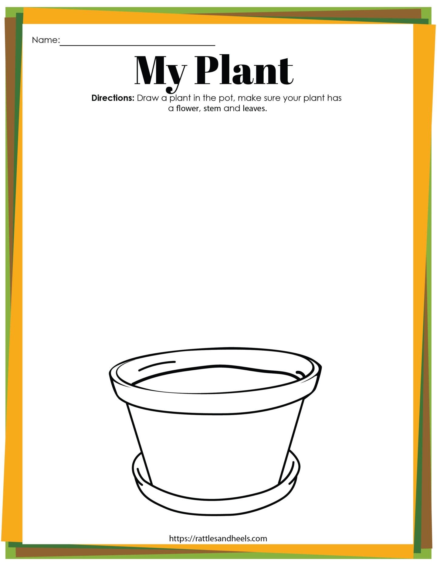 Plant Life Cycle Worksheets Free Printables For Kids Adanna Dill