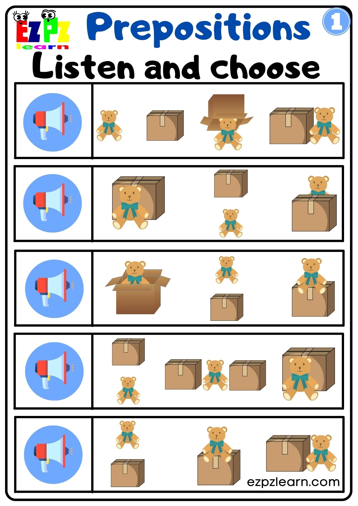 Prepositions Of Place Vocabulary Interactive Worksheet Listen And Choose The Correct Images Activity For Kindergarten K5 And ESL Students G1 Ezpzlearn Prepositions Of Place Vocabulary Interactive Worksheet Listen And Choose The Correct Images Activity For Kindergarten K5 And ESL Students G1 Ezpzlearn