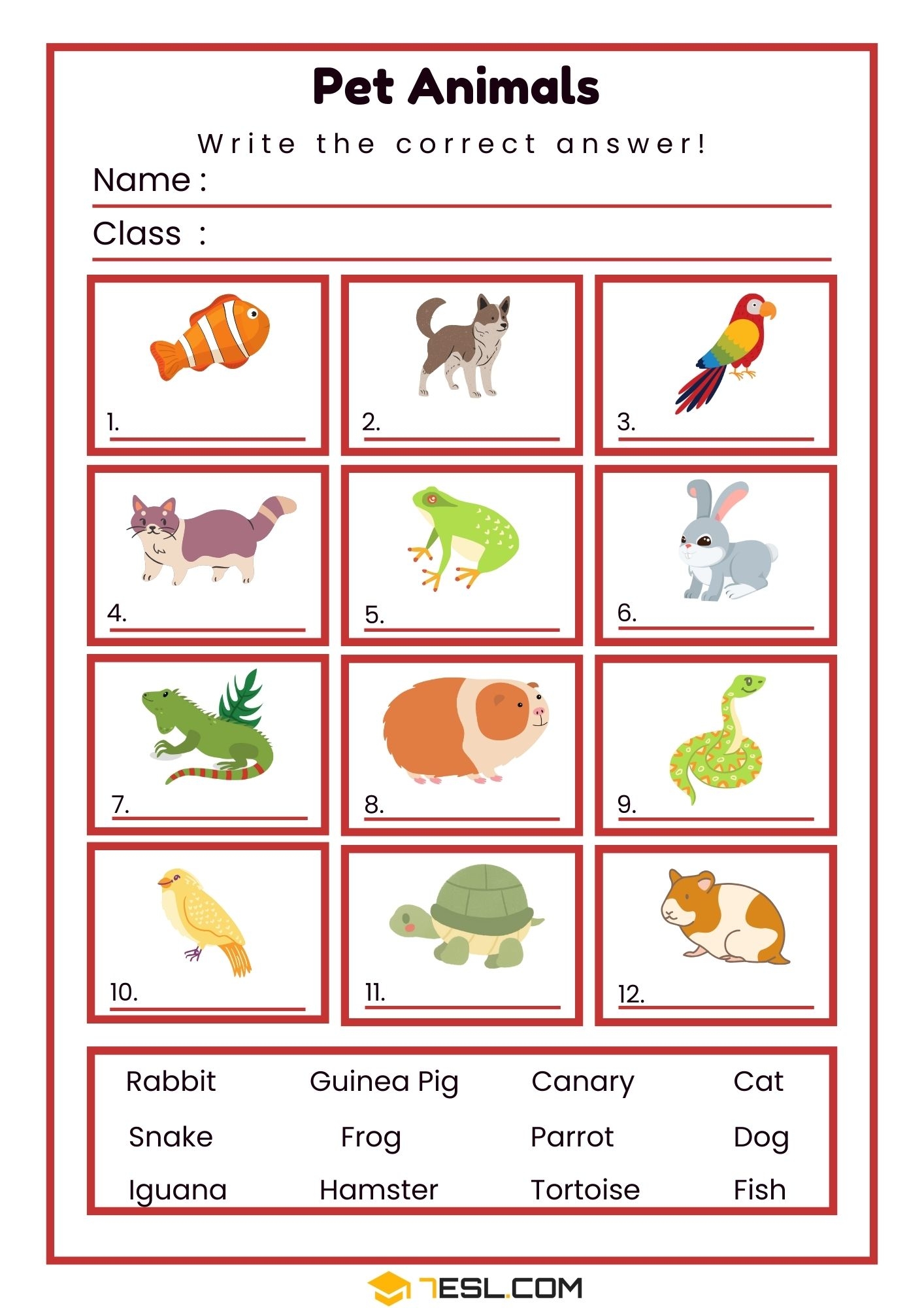 Preschool And Kindergarten Worksheets 7ESL
