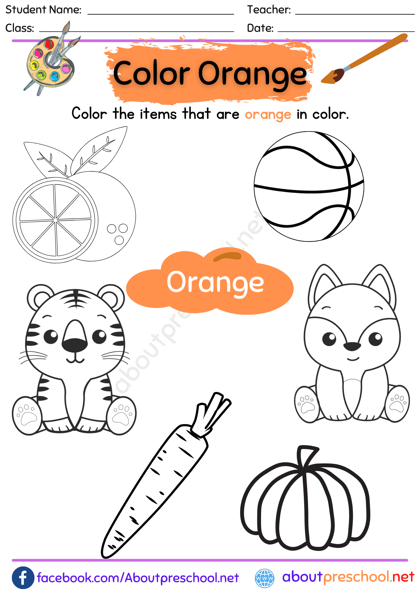 Preschool Colors Archives Page 2 Of 4 About Preschool Worksheets Library