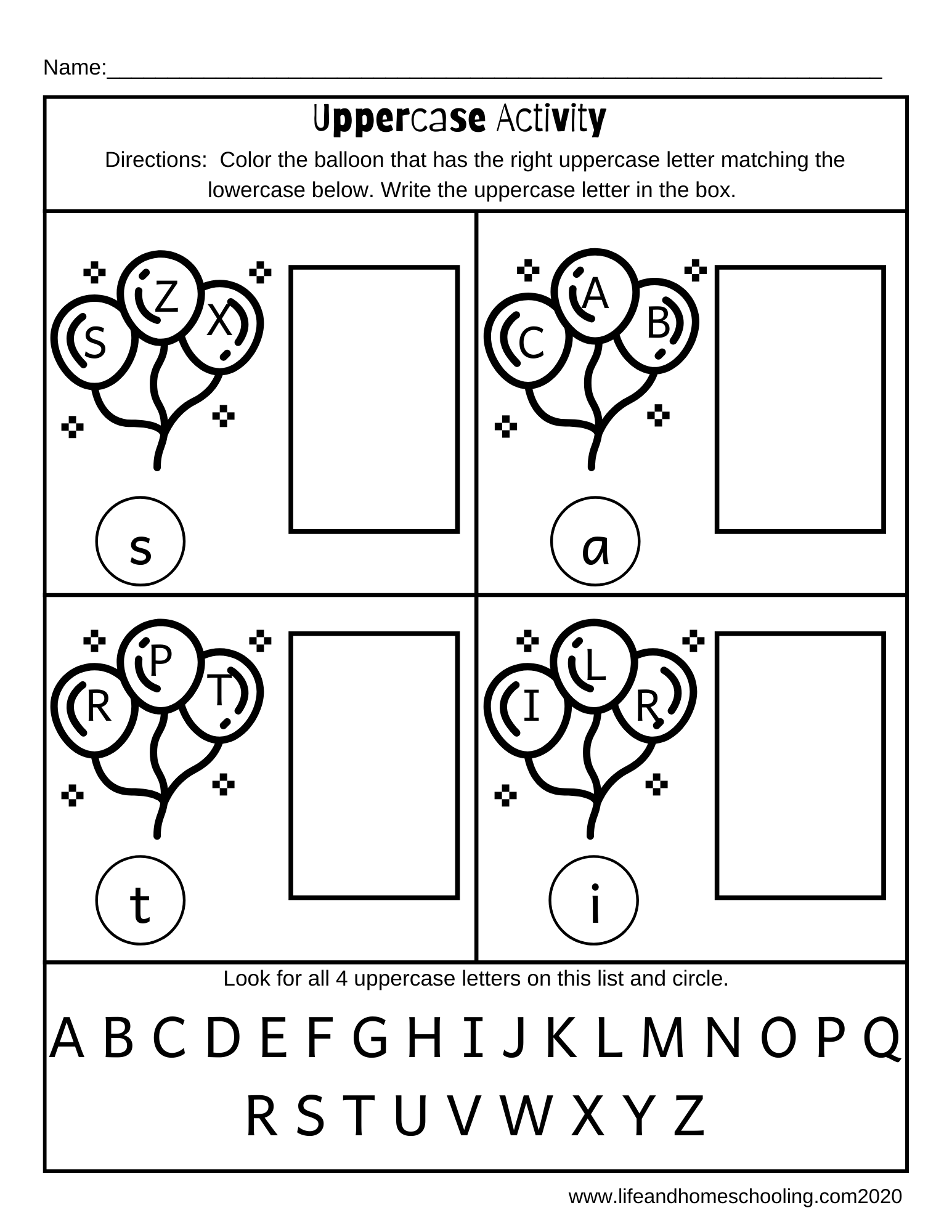 Preschool Kindergarten Uppercase Worksheet Made By Teachers
