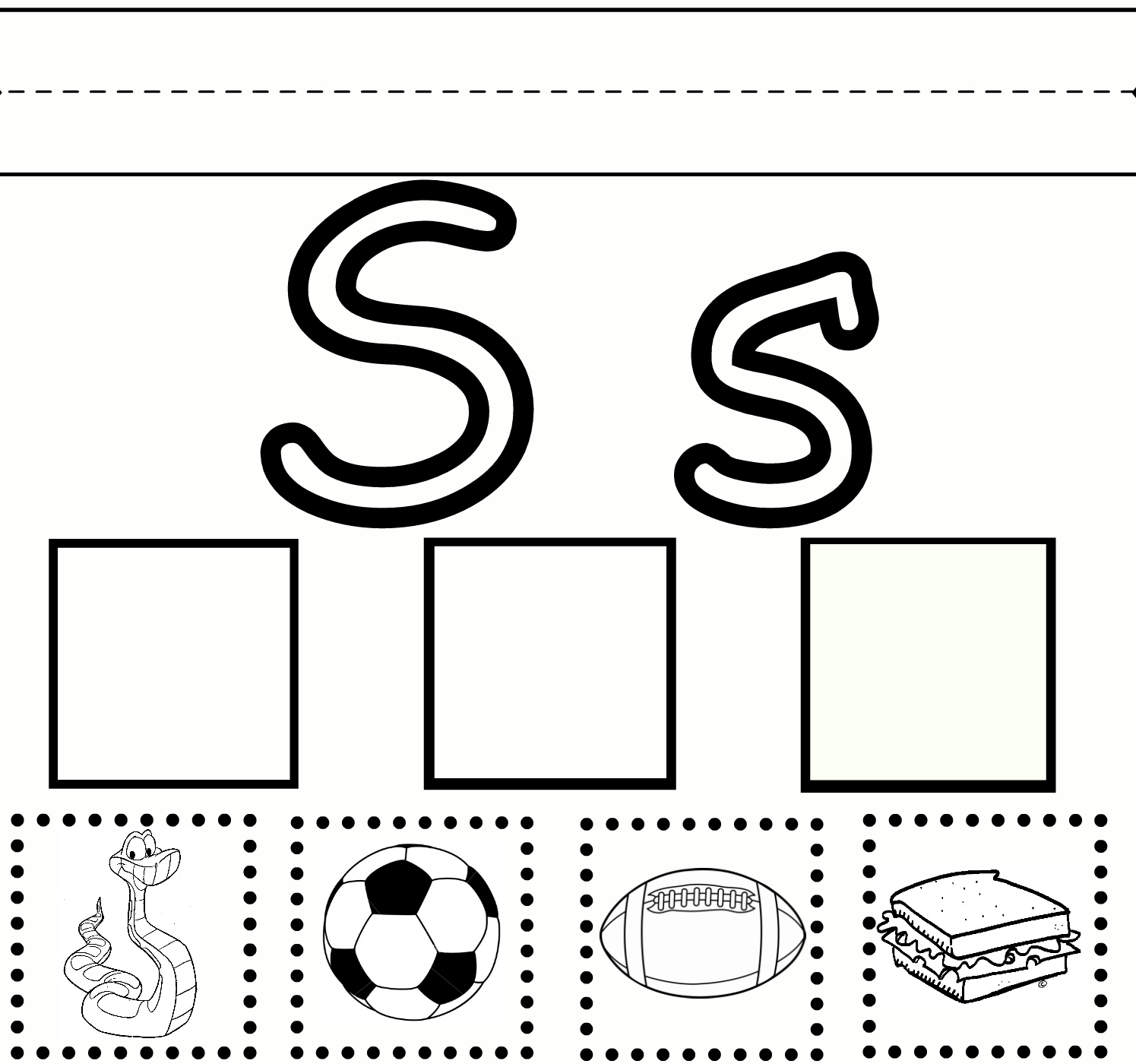 Preschool Learning Letter S Practice free Printable Worksheet Sweet Benanna Sam Preschool Learning Letter S Practice free Printable Worksheet Sweet Benanna Sam