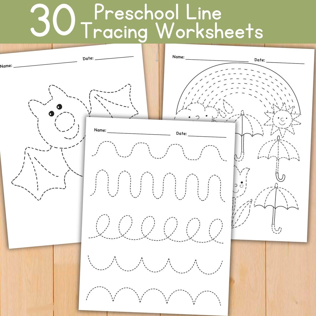Preschool Line Tracing Worksheets Handwriting Practice Homeschool Worksheets Preschool Curriculum Kindergarten Pre k Tracing For Toddlers Etsy Preschool Line Tracing Worksheets Handwriting Practice Homeschool Worksheets Preschool Curriculum Kindergarten Pre k Tracing For Toddlers Etsy
