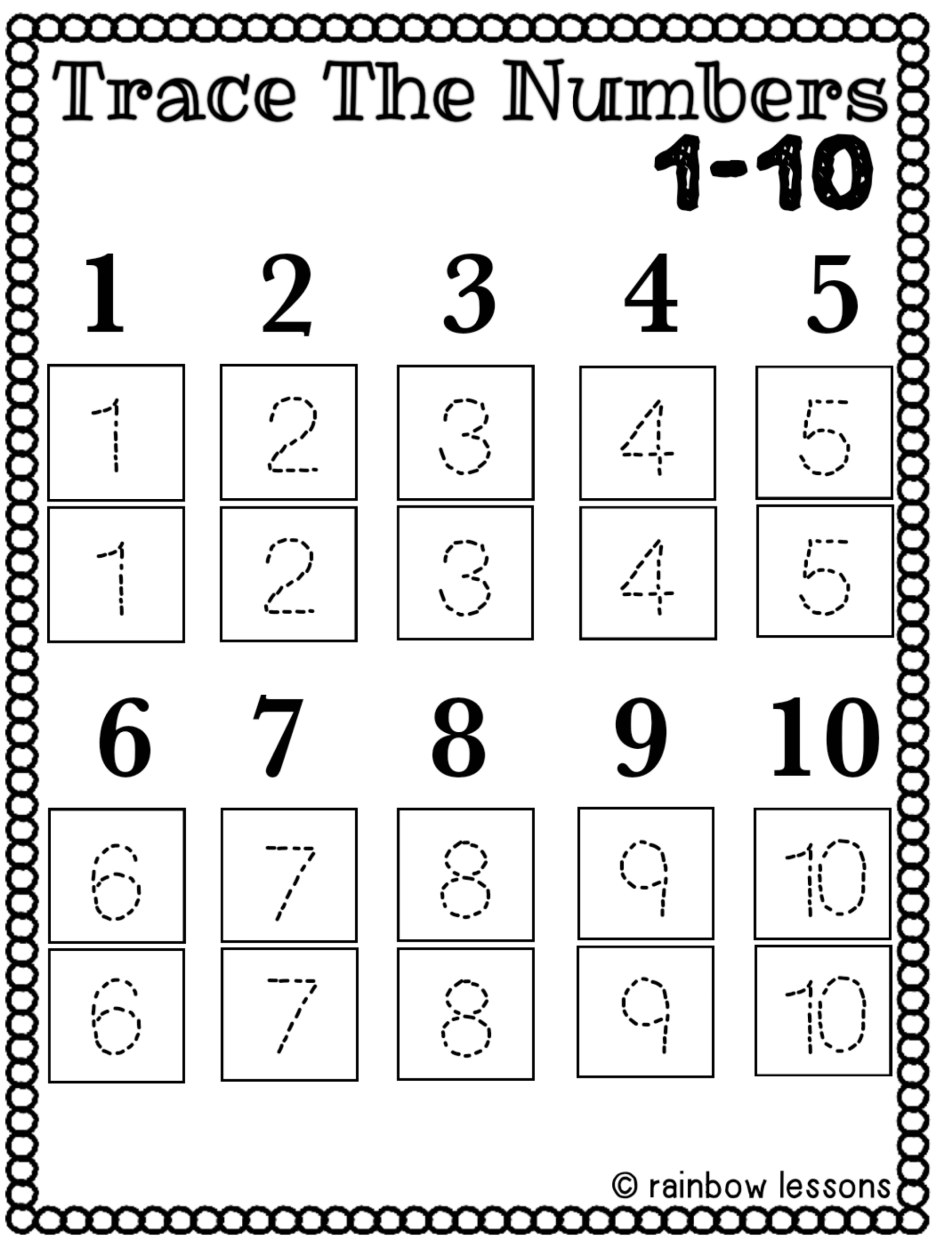 Preschool Numbers 1 To 10 Made By Teachers Preschool Numbers 1 To 10 Made By Teachers