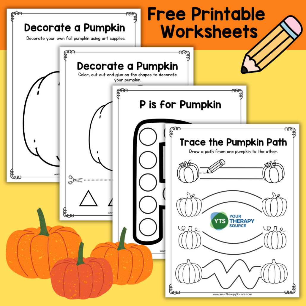 pumpkin worksheets for kindergarten