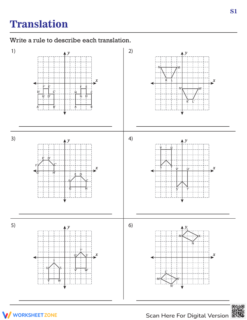 Printable 5th Grade Translations Worksheets Download Printable 5th Grade Translations Worksheets Download