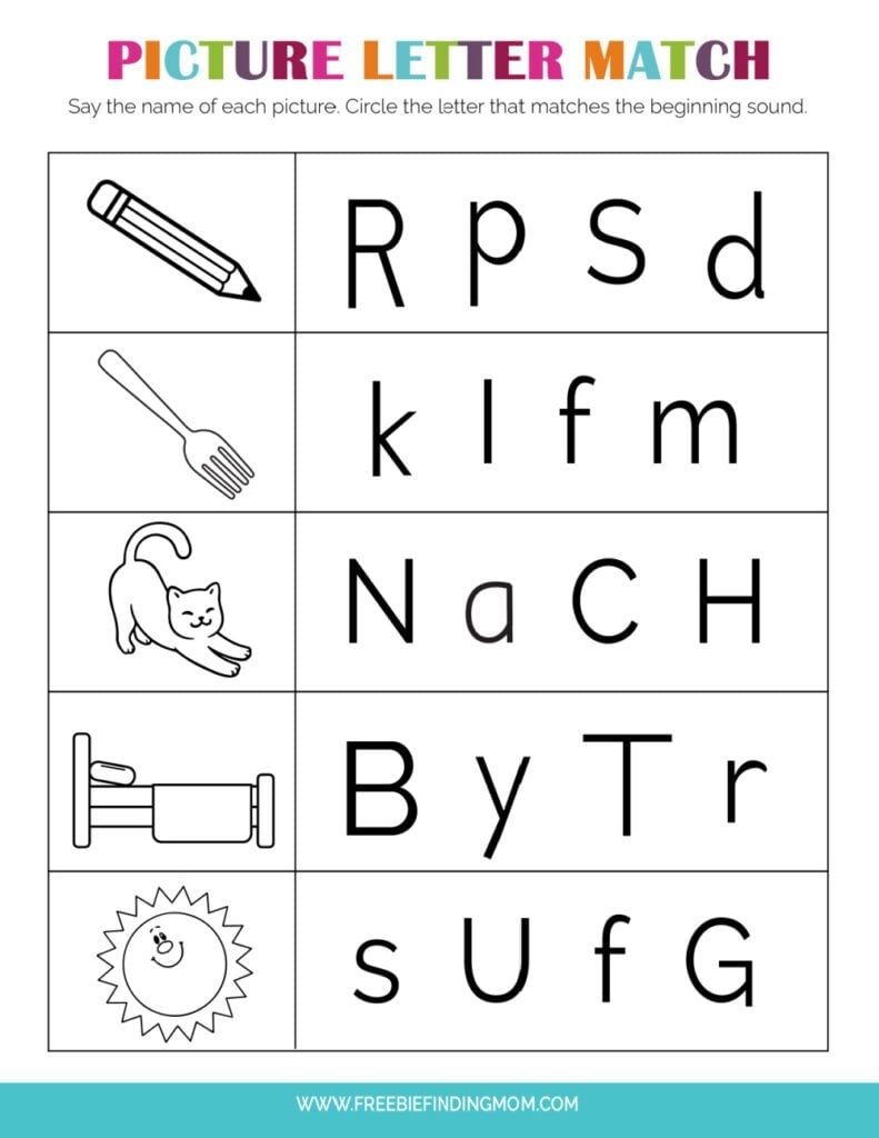 kindergarten practice worksheets