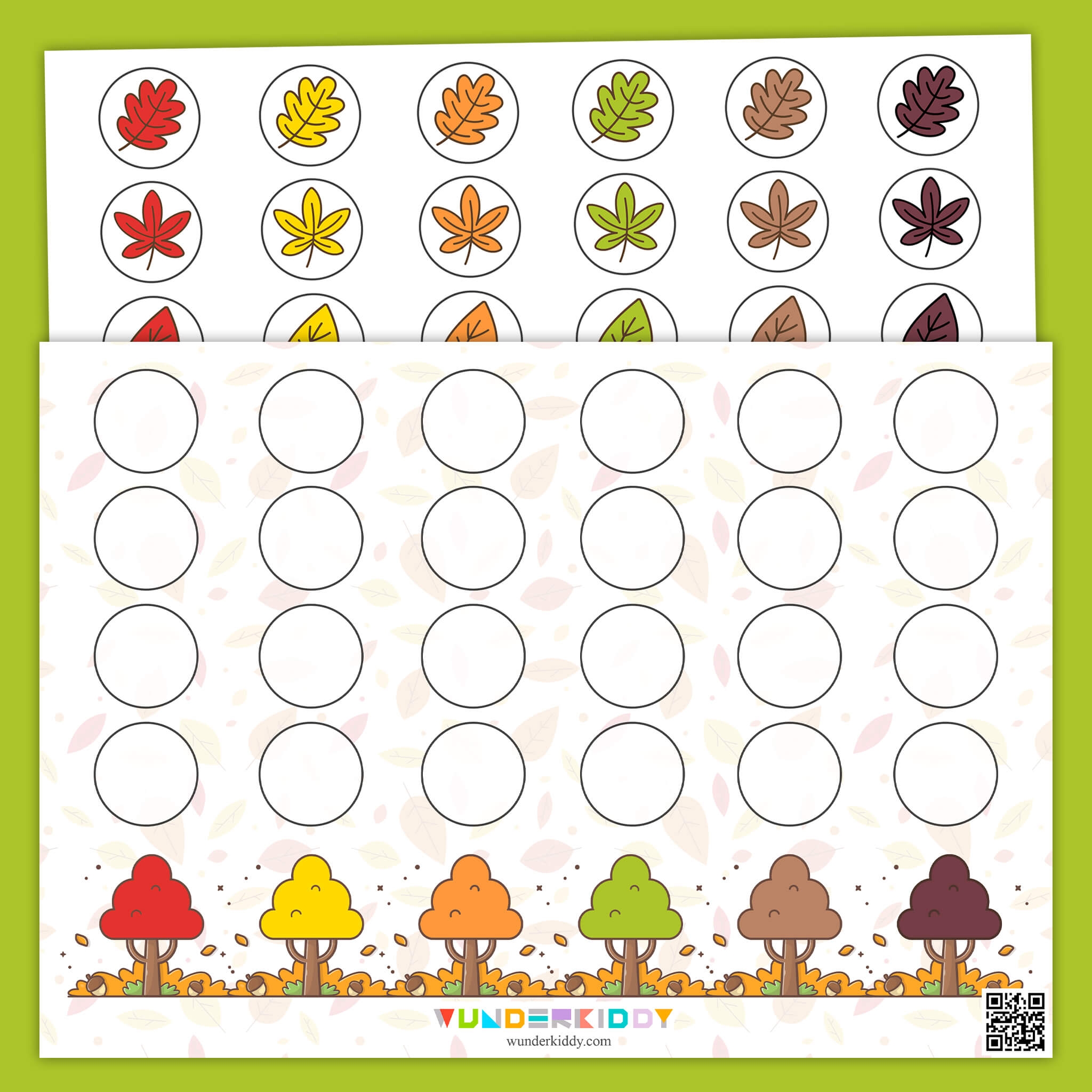 fall preschool worksheets