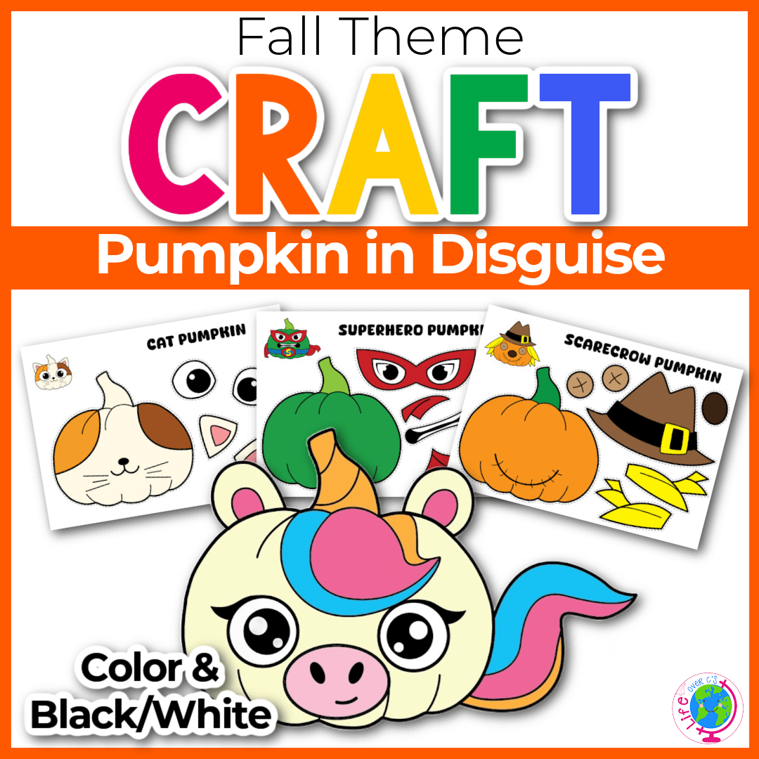 Printable Craft Pumpkin In Disguise Life Over C s Club