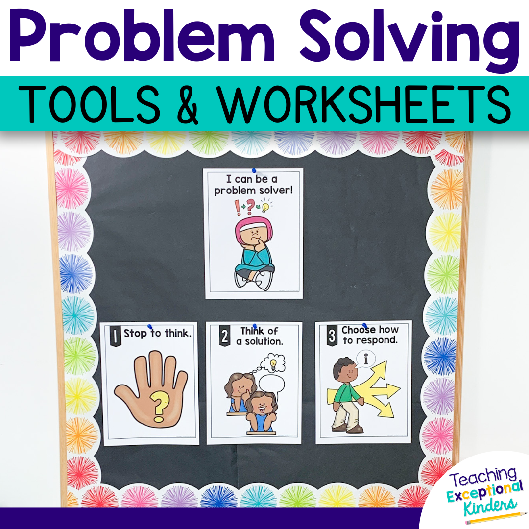 Problem Solving Tools And Worksheets For Kindergarten Teaching Exceptional Kinders Problem Solving Tools And Worksheets For Kindergarten Teaching Exceptional Kinders