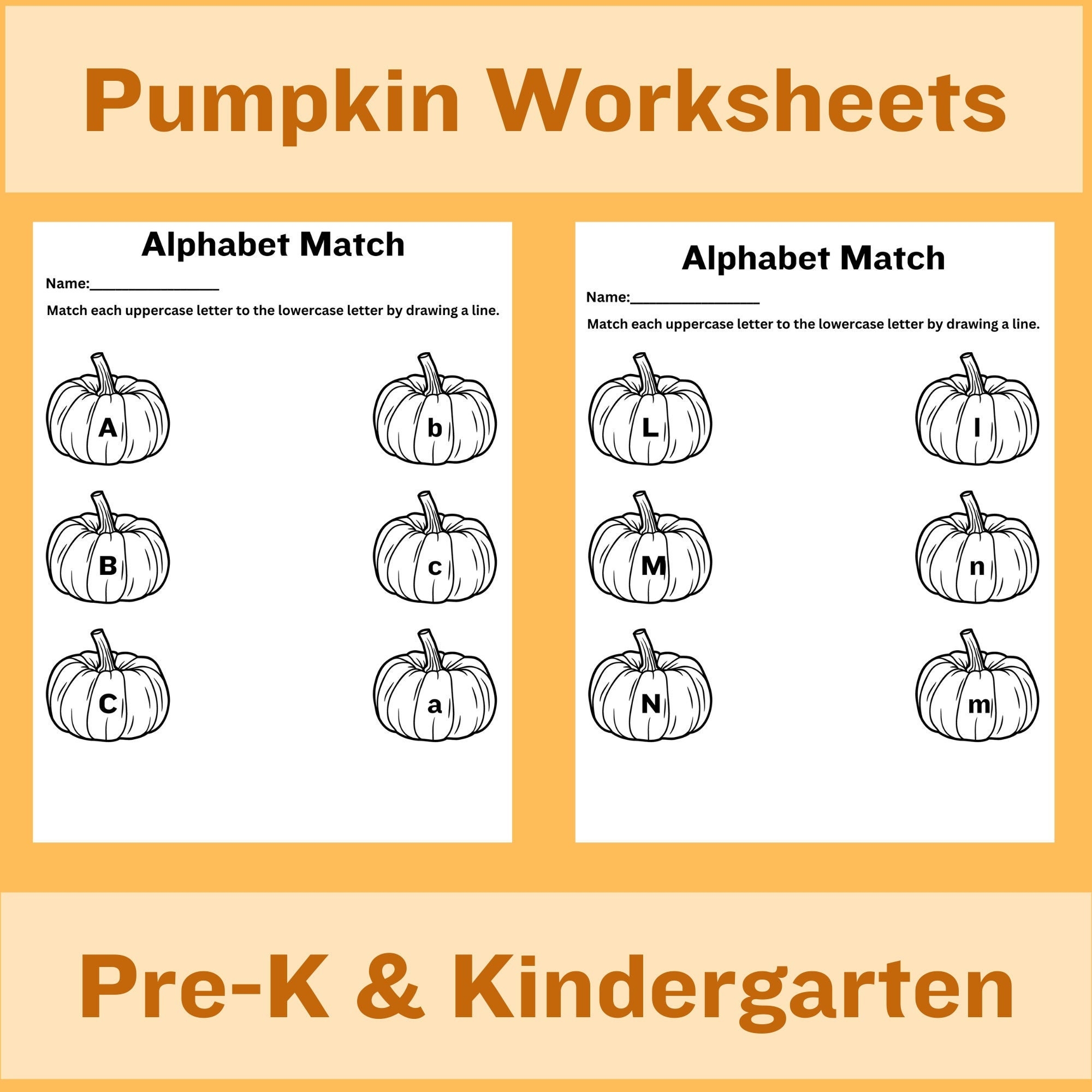 Pumpkin Worksheets fall Worksheets kindergarten Worksheets printable homeschool Halloween worksheets october Learning fall Activity lesson Etsy