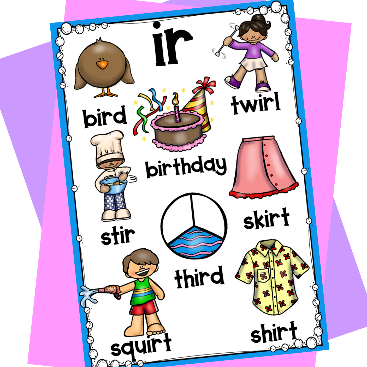 ir phonics worksheets