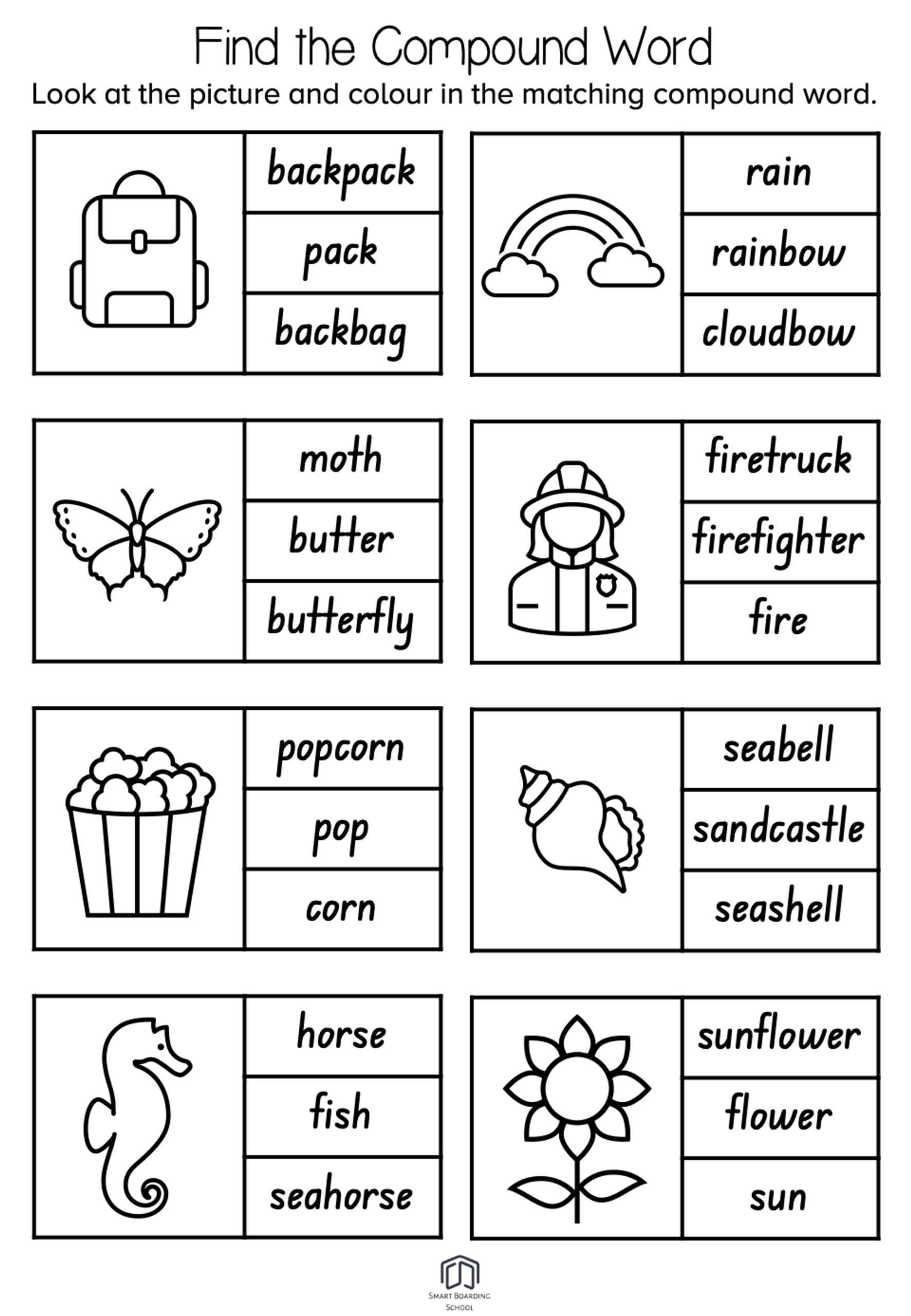 Read And Find The Compound Word Worksheet Worksheets Library Read And Find The Compound Word Worksheet Worksheets Library