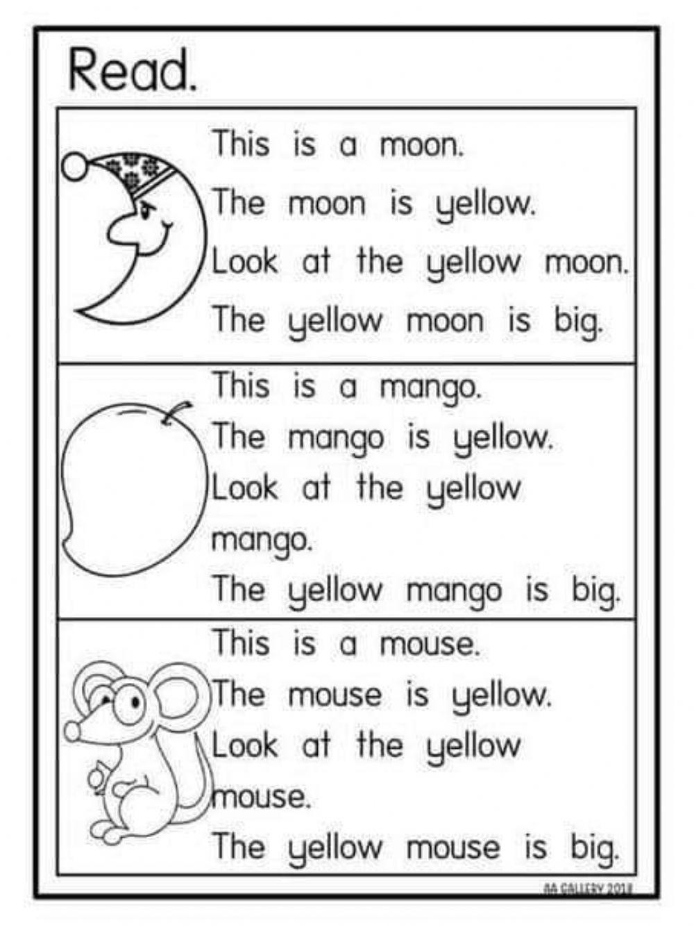 Read Easy Preschool Worksheet Worksheets Library